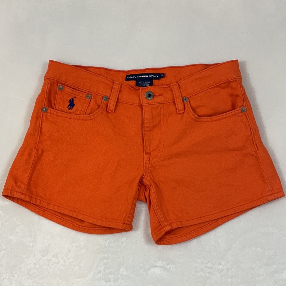 Ralph Lauren Orange Jean Shorts